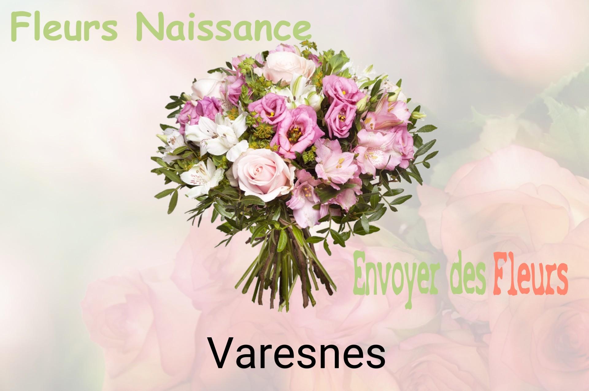 Bouquet de fleurs de naissance livré à Varesnes